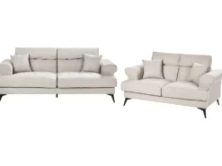 Sofasæt 5 personers SKIVE Brungrå
