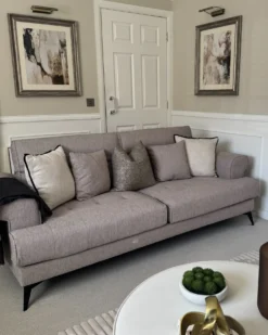 Sofasæt 5 personers SKIVE Brungrå