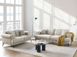 Sofasæt 5 personers SKIVE Brungrå
