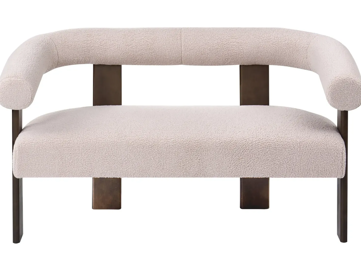 Sofasæt ILBRO Boucle Mørkebrun/beige
