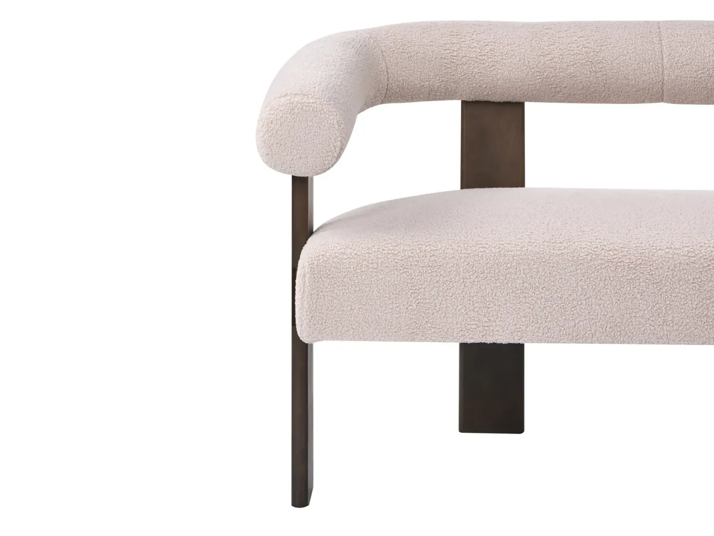 Sofasæt ILBRO Boucle Mørkebrun/beige