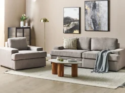 Sofasæt 4 personers ALLA Brungrå