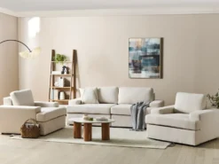 Sofasæt 5 personers ALLA Lys Beige