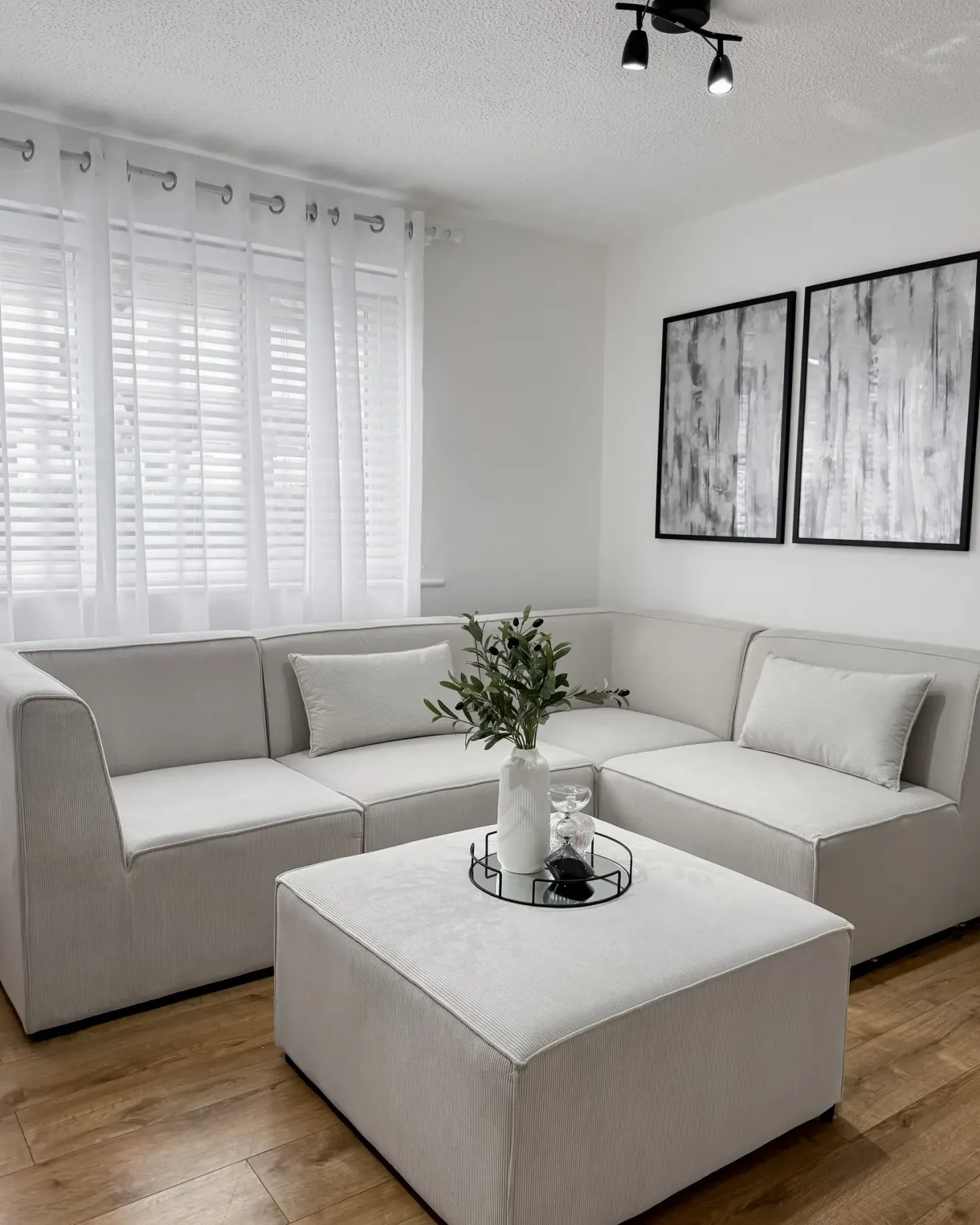 Sofasæt 5 personers ALLA Lys Beige
