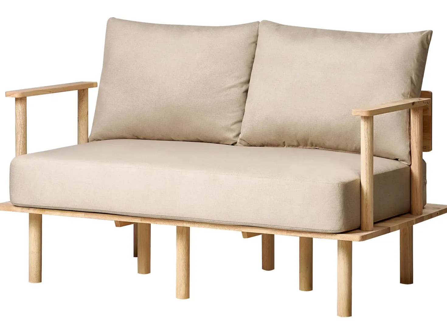 Sofasæt 3 personers ASKER Sand Beige