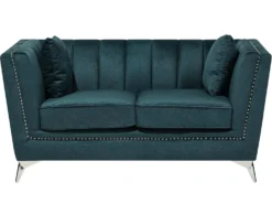 Sofasæt 5 personers GAULA Velour Blågrøn