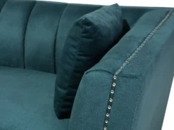 Sofasæt 5 personers GAULA Velour Blågrøn