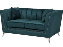 Sofasæt 5 personers GAULA Velour Blågrøn