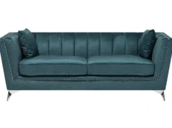 Sofasæt 5 personers GAULA Velour Blågrøn