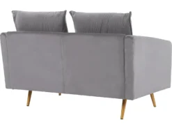 Sofasæt 5 personers MAURA Velour Grå