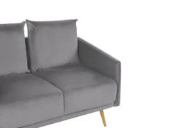 Sofasæt 5 personers MAURA Velour Grå