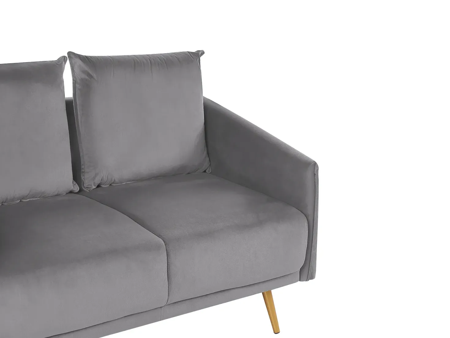 Sofasæt 5 personers MAURA Velour Grå