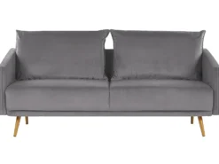 Sofasæt 5 personers MAURA Velour Grå