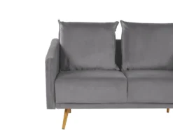 Sofasæt 5 personers MAURA Velour Grå