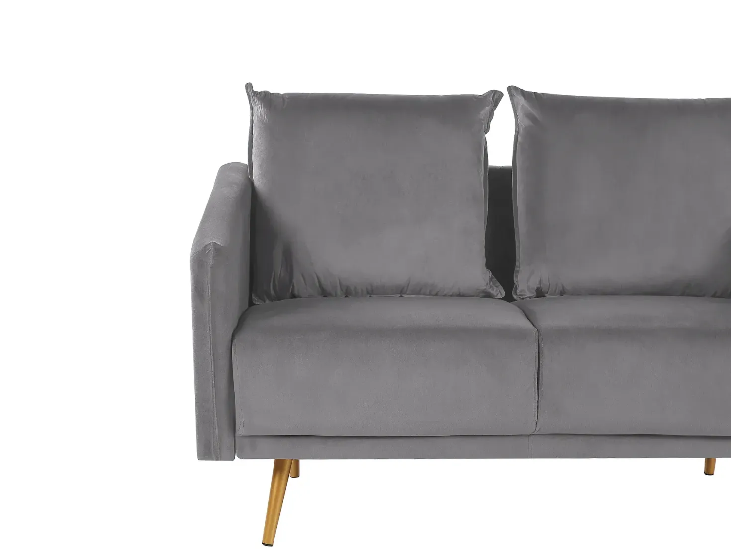 Sofasæt 5 personers MAURA Velour Grå