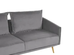 Sofasæt 5 personers MAURA Velour Grå