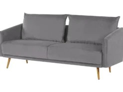 Sofasæt 5 personers MAURA Velour Grå