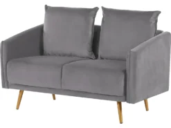 Sofasæt 5 personers MAURA Velour Grå