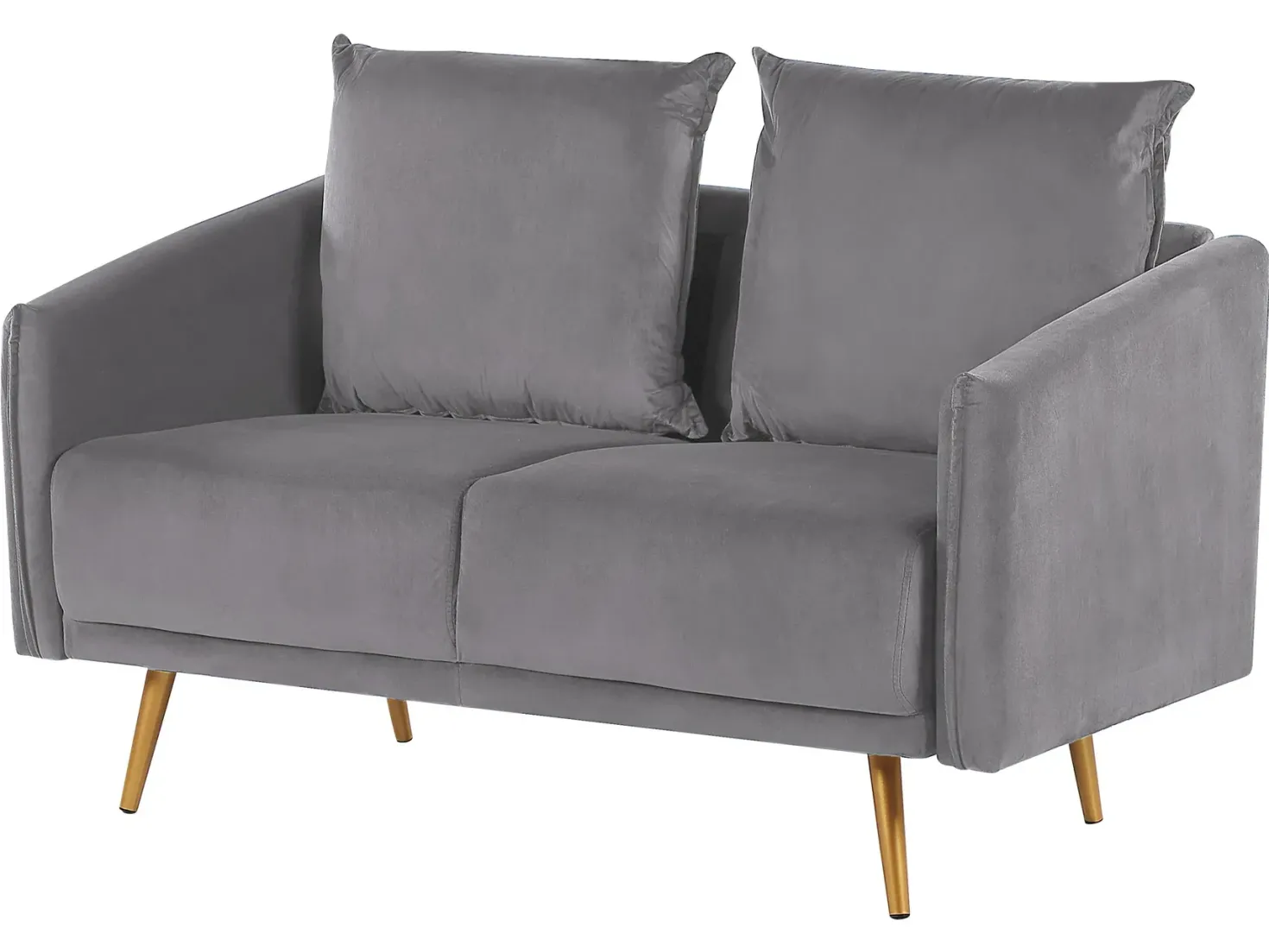 Sofasæt 5 personers MAURA Velour Grå