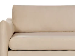 Sofasæt 5 personers VINTERBRO Velour Beige med fodskammel