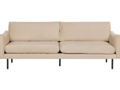Sofasæt 5 personers VINTERBRO Velour Beige med fodskammel