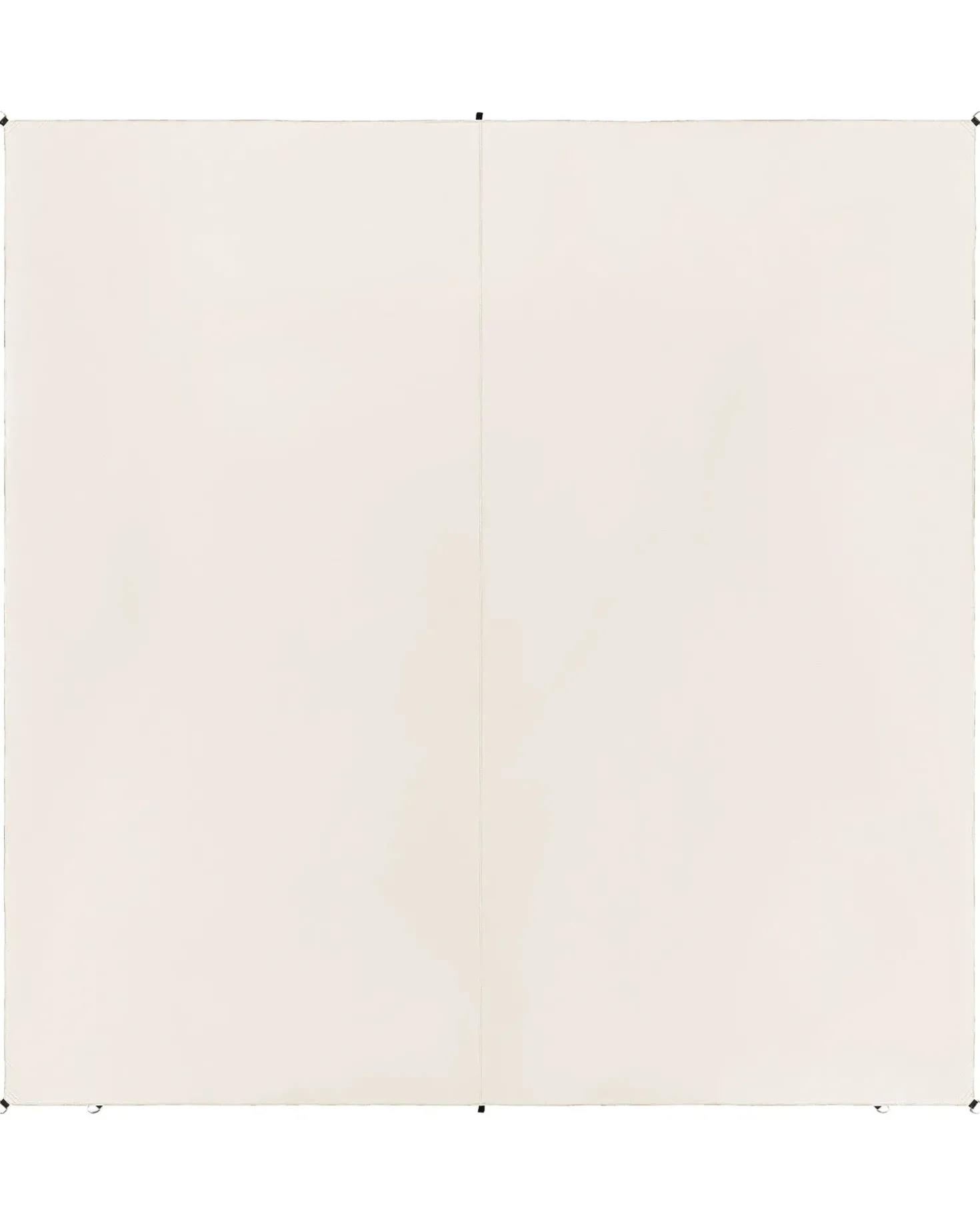 Solsejl LUKKA 300 cm 300 cm Cremehvid
