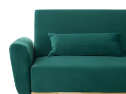 Sovesofa 3 personers EINA Velour Smaragdgrøn
