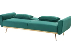 Sovesofa 3 personers EINA Velour Smaragdgrøn