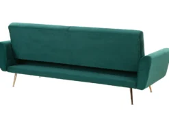 Sovesofa 3 personers EINA Velour Smaragdgrøn