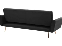 Sovesofa 3 personers EINA Velour Sort