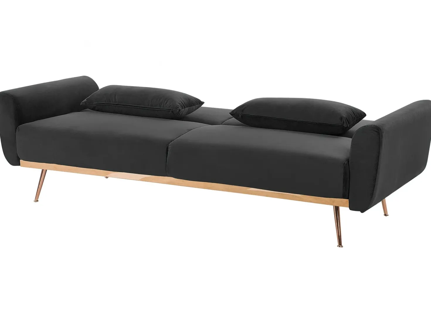 Sovesofa 3 personers EINA Velour Sort