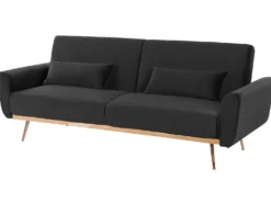 Sovesofa 3 personers EINA Velour Sort