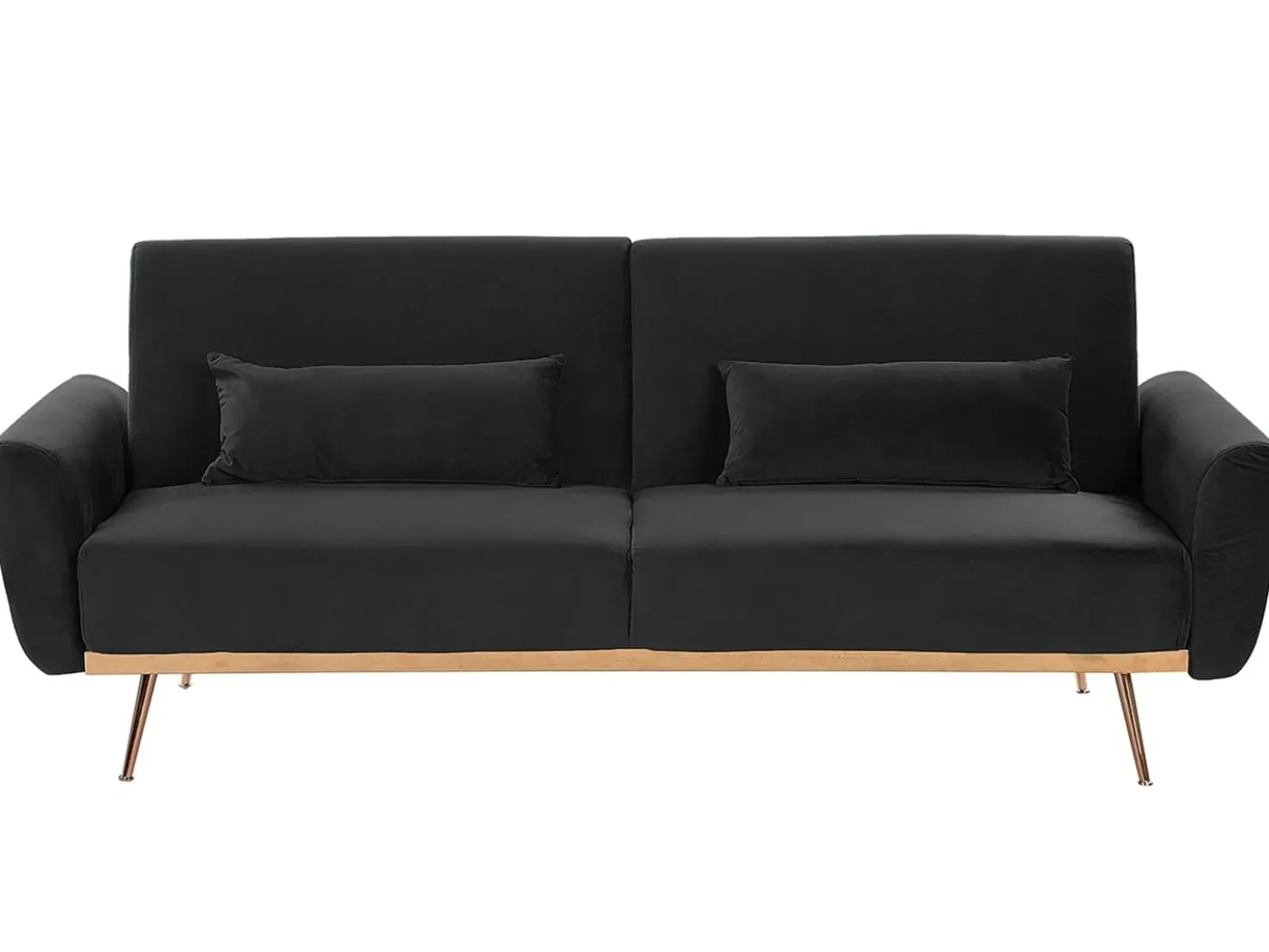 Sovesofa 3 personers EINA Velour Sort