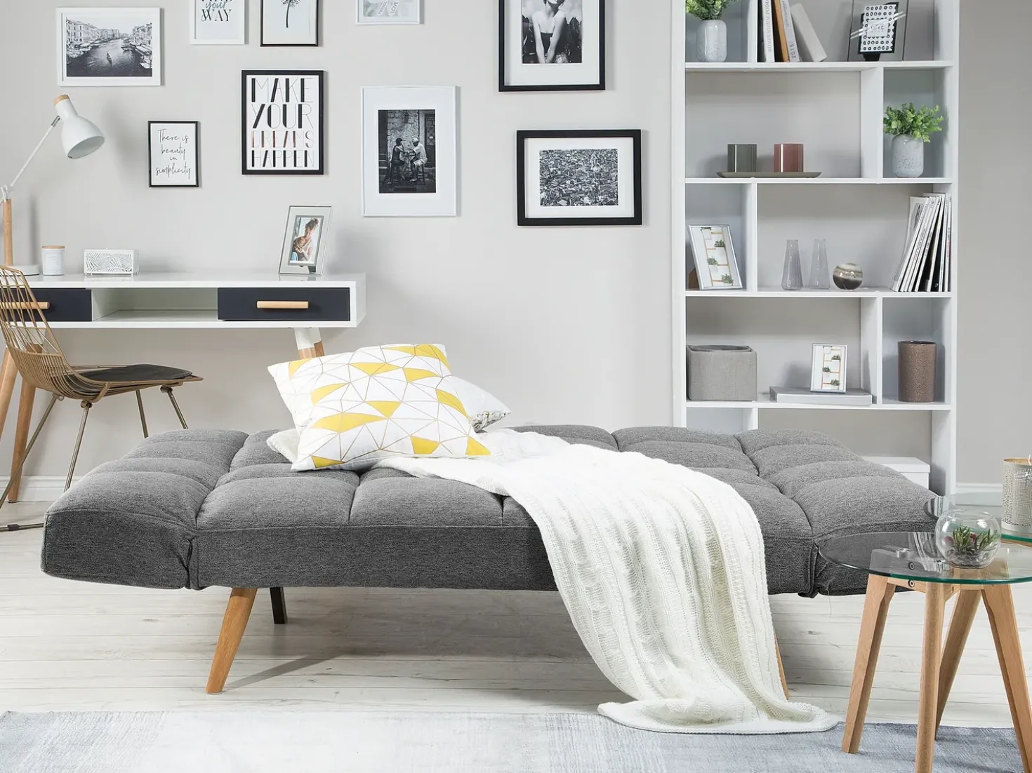 Sovesofa 2 personers INGARO Mørkegrå