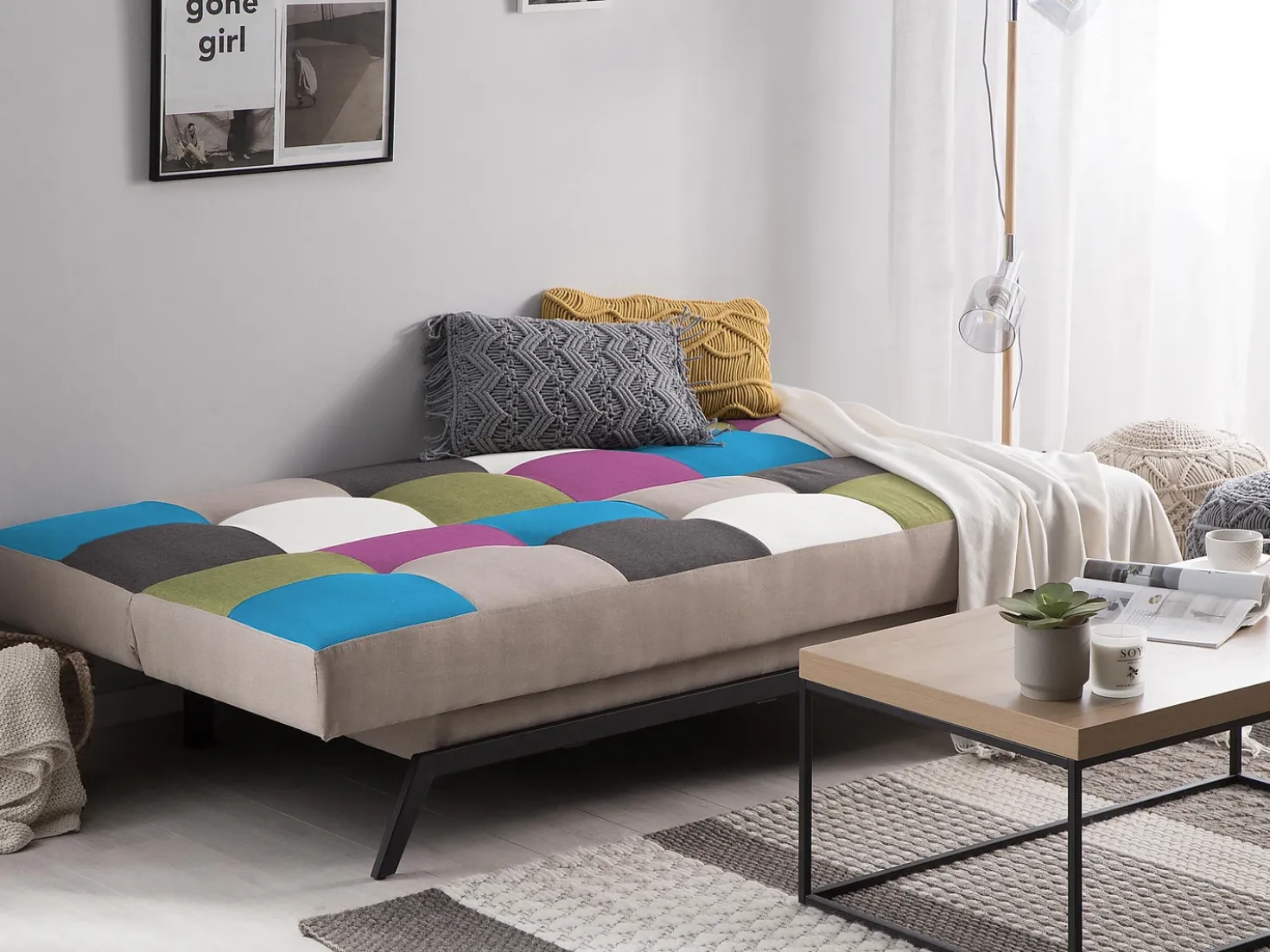 Sovesofa 3 personers LEEDS Multifarvet