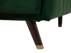 Sovesofa 3 personers SENJA Velour Smaragdgrøn