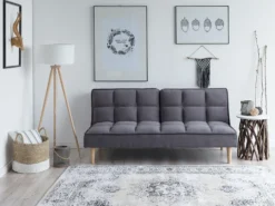 Sovesofa 3 personers SILJAN Mørkegrå