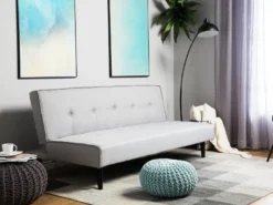 Sovesofa 3 personers VISBY Lysegrå