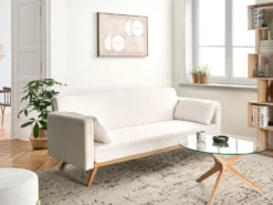 Sovesofa ASAA Boucle Cremehvid