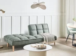 Sovesofa 3 personers SILJAN Lysegrøn