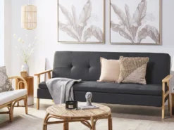 Sovesofa 3 personers TJORN Mørkegrå