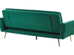 Sovesofa 3 personers VETTRE Velour Mørkegrøn