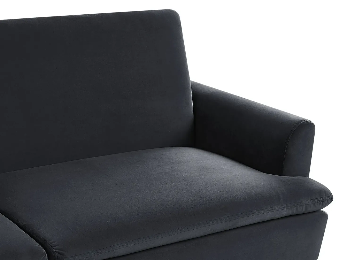 Sovesofa 3 personers VETTRE Velour Sort