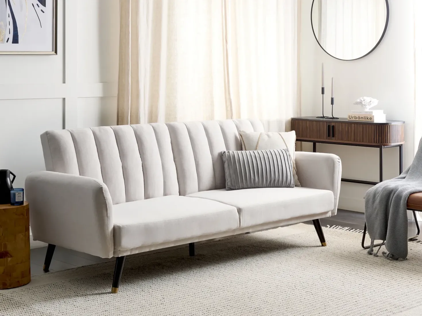 Sovesofa 3 personers VIMMERBY Beige
