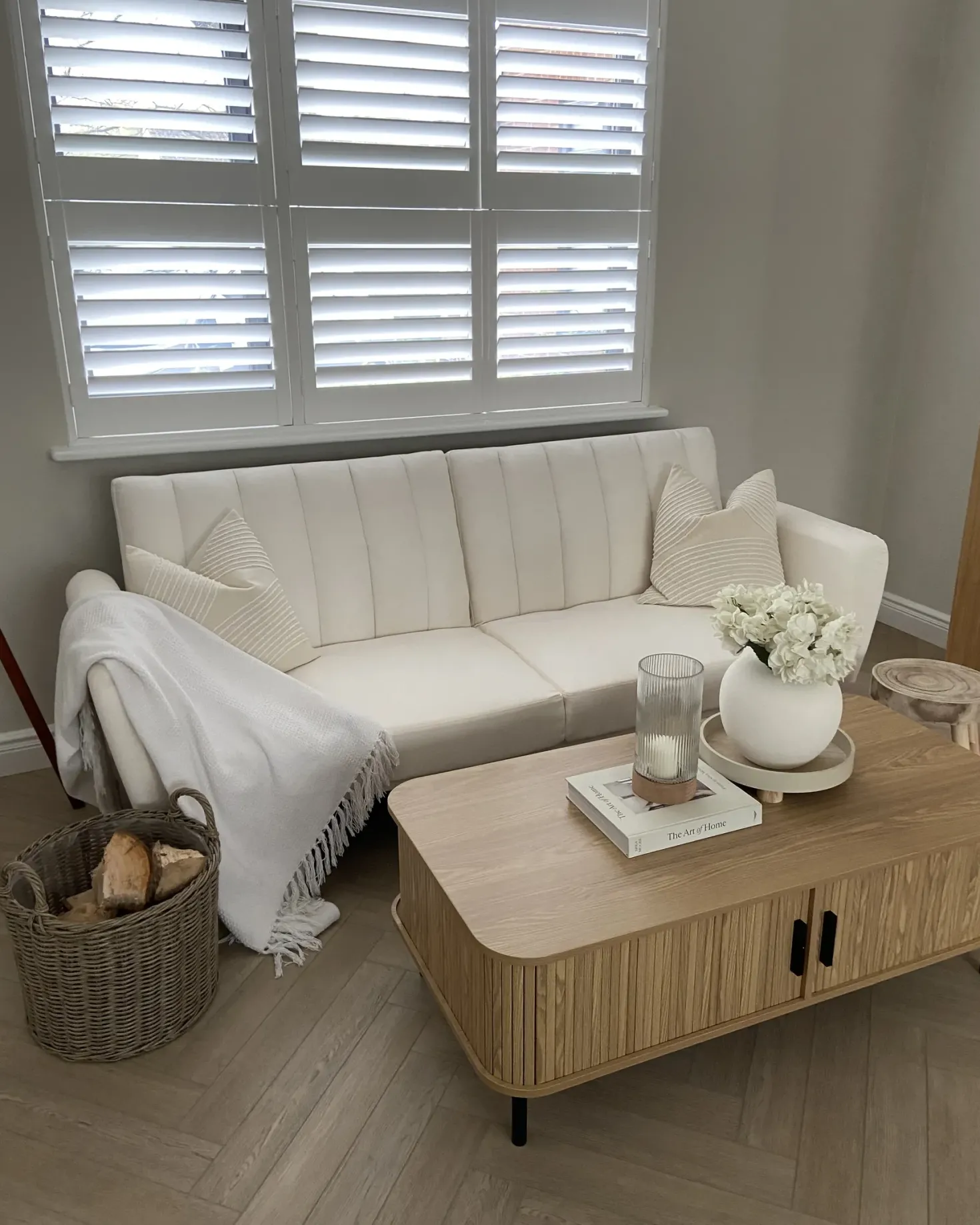 Sovesofa 3 personers VIMMERBY Lys Beige