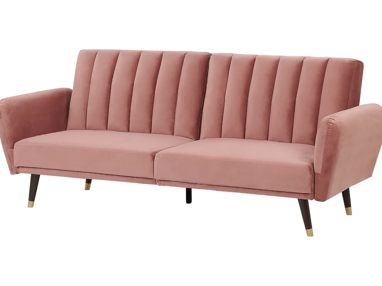 Sovesofa 3 personers VIMMERBY Velour Lyserød