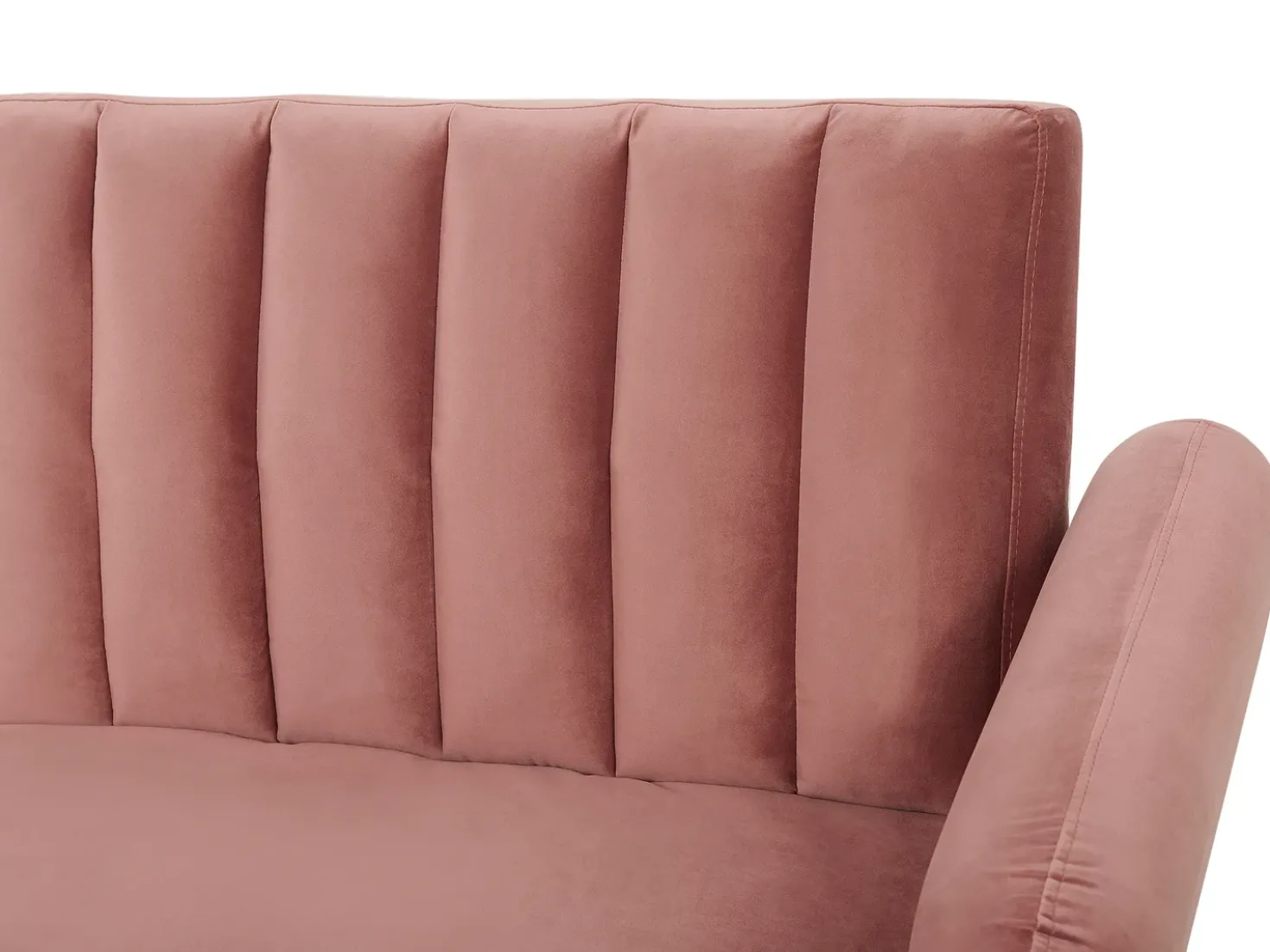 Sovesofa 3 personers VIMMERBY Velour Lyserød