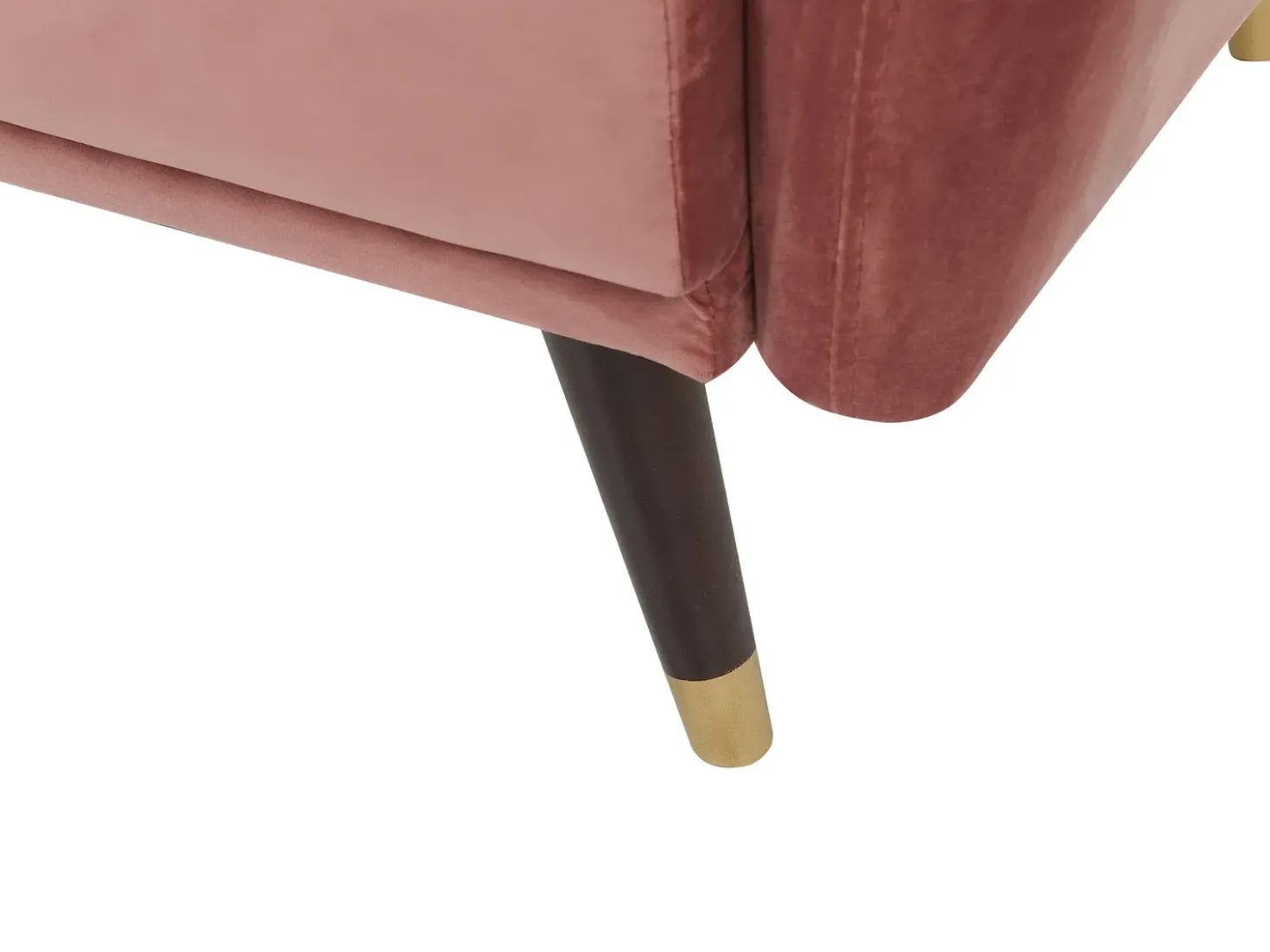 Sovesofa 3 personers VIMMERBY Velour Lyserød