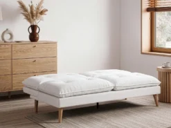 Sovesofa 3 personers YILA Hvid