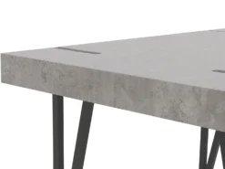 Spisebord ADENA Grå betoneffekt 150 cm 90 cm